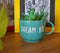 Dream Big Cup Planters - Affirmation Mug Planters -   Wall Garden Decor - Balcony Decor - Succulent Planter - Small Pot - Plant Lover Gifts - Desk Decor - Buy Online India - Free Shipping